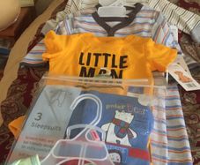 Baby boys all in ones and sleepsuits