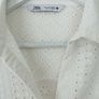 Like New: Zara Crochet Style Blouse/Shirt (Large) Image 2