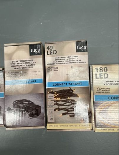 Job Lot of Outdoor Christmas Lights - Warm White