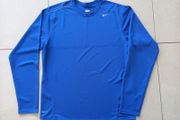 Nike Mens NikeFIT DRY Running Top Blue Medium Long Sleeve