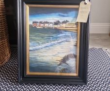 Skerries Harbour Oil Painting