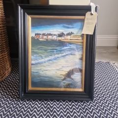 Skerries Harbour Oil Painting