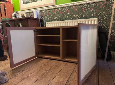 2 door Glazed cabinet