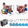Kids Motorcycle Engine Mechanic Workshop Toy 25 Piece STEM Repair & Racing Set Image 5