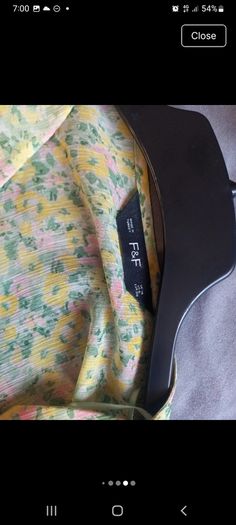 ladies lime green floral dress