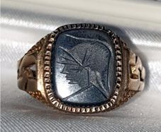 Vintage 9ct Gold Mens Signet Ring