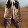 Ruby Shoo Navy Geo-Pattern Pointed Heels - UK 7  EU 40 Image 7