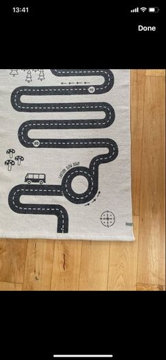 OYOY Adventures playroom nursery rug teepees Scandi style
