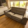 Italian leather sofa 2.5 seater Image 3