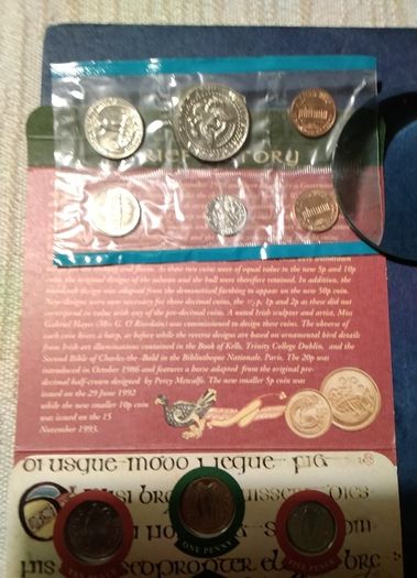 Two  Mint Sets  Coins &loose  Coins
