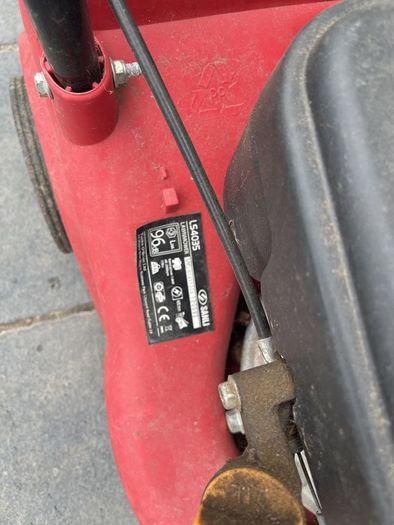petrol lawnmower
