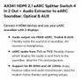 HDMI 2.1 eARC - Remote controlled splitter switch Image 8