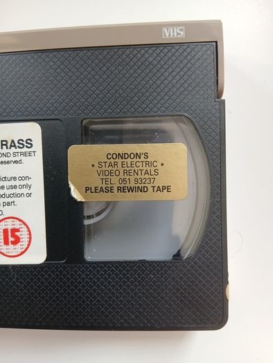 The Supergrass Film On A High Quality MAXELL Tape Ex Rental.