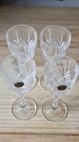 Crystal wine glass