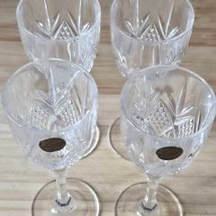 Crystal wine glass