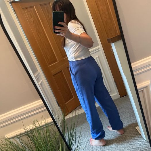 Blue joggers. Size S