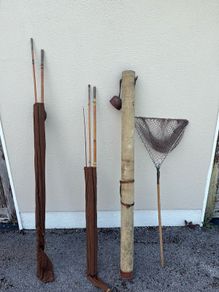 antique lord and lady fishing rod