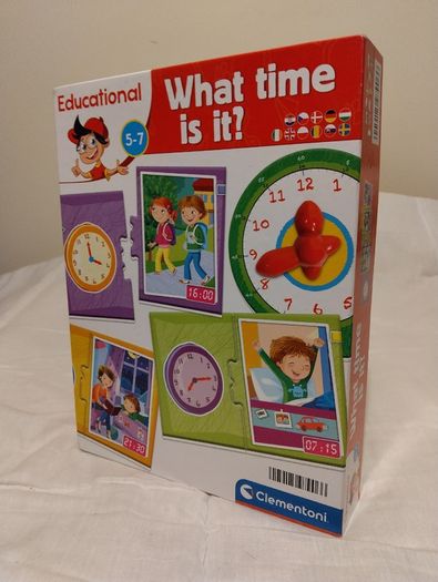 Clementoni Young Learners, What time is it Educational game