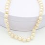 Vintage Cultured Pearls Silver Necklace Image 7