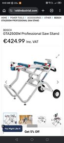 saw stand bosch gta 2500w