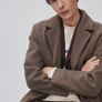 H&M Wool-blend coat - Dark beige Image 5