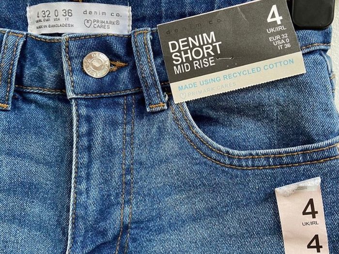 Denim shorts