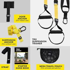 TRX All-in-One Sling Trainer Extremely Versatile Fitness System for Home with Access to TRX Training Club
