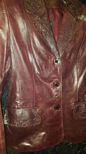 Leather jacket size 8