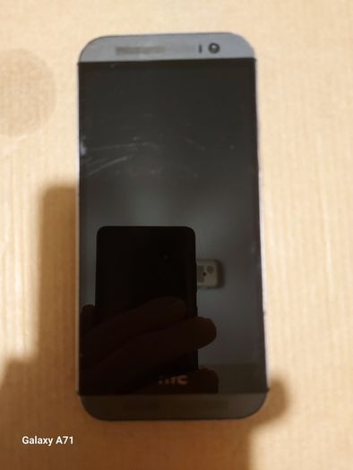 HTC One-M8, 1.8GB Ram, 16GB HDD, O2 network I think, working fine, Does show wear