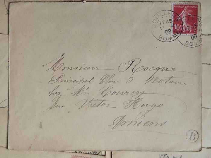 Antique Collection: 10 Vintage French Handwritten Letters Envelopes 1901-1910 Beautiful Calligraphy Paris Hotel History Ephemera Lot