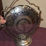 Vintage Silver Plate 3 Tier Folding Cake Stand Image 4