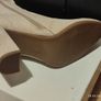 Stylish Beige Knee-High Boots  Size 40  Brand New Image 3