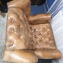 Classic Chesterfield Wingback Armchair Image 8