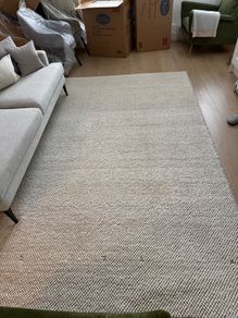 WOUD Wool Rug Off White