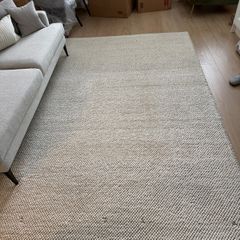 WOUD Wool Rug Off White