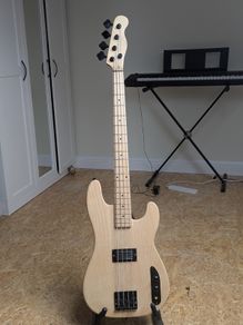 Custom made Bass P Style dual humbucker