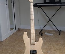 Custom made Bass P Style dual humbucker