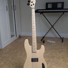 Custom made Bass P Style dual humbucker