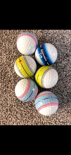 Taylor made Tour stripe golf balls