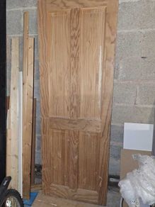 Robust Unglazed wood Door