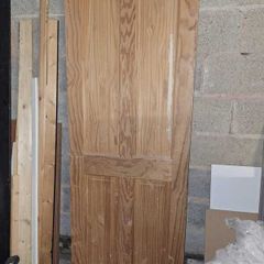 Robust Unglazed wood Door