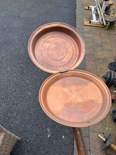 antique copper bed warmer