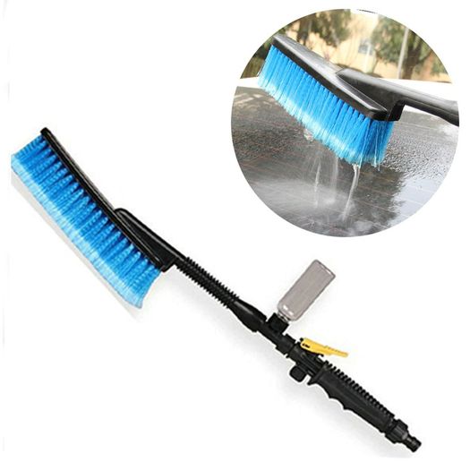 BRAND NEW Car Wash Brush Hose Adapter Vehicle Truck Cleaning Water Spray Nozzle Handle Brush Car Wash Sponges Tools Wheel Washing Brush