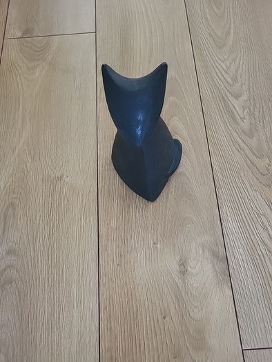 Ceramic Cat silhouette figurine