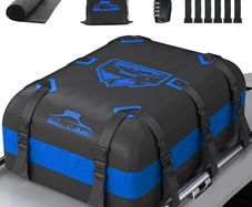 Waterproof Car Roof Bag No Rack Needed (Blue-20Cubic)