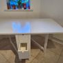 Dining Table + 3 White Chairs Image 7