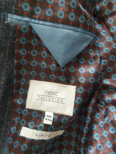 Next Nova Fides Tailored Slim Jacket 40R