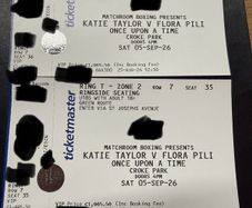 Katie Taylor vs Flora Pili - 3 Ringside Tickets