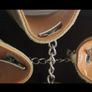 Reversible Genuine Pebbled Leather & Suede Tote / Sack Bag Image 4