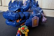 Bowser island castle playset